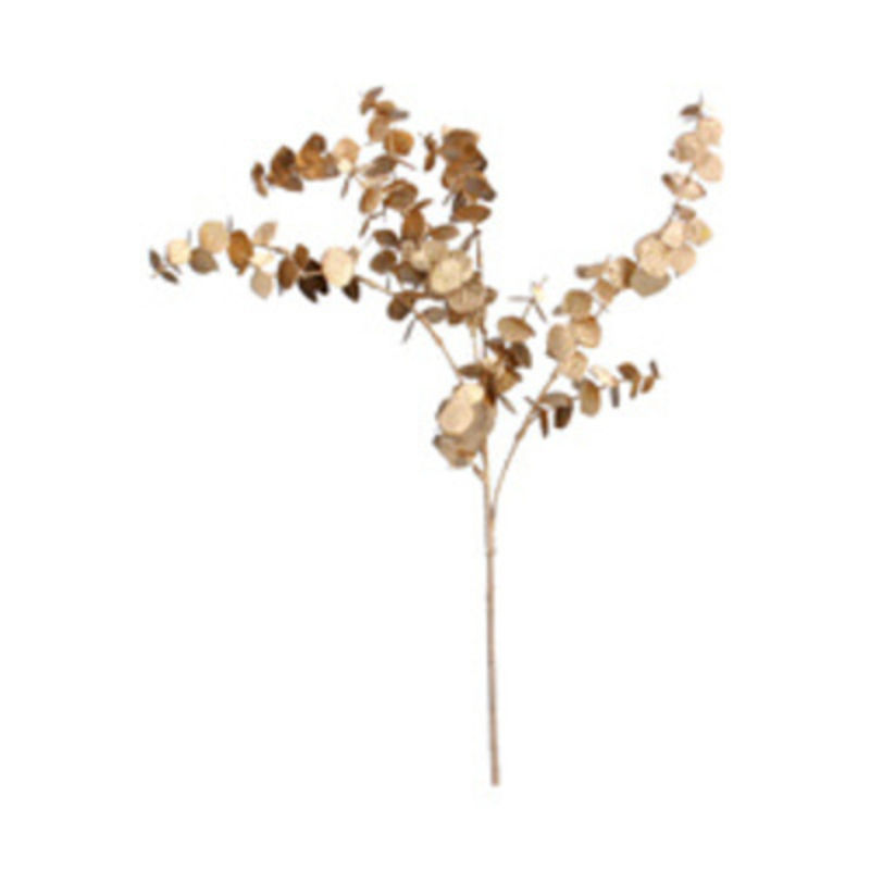 Shiny Gold Eucalyptus Artifical Spray Gisela Graham Gold Eucalyptus artifical spray. Made by London based designer Gisela Graham who designs really beautiful and unusual Christmas decorations and gifts for your home.Ê Would be suitable to decorate a Christmas garland or Christmas door wreath or suitable to use as a craft project over Christmas. Would also look lovely in a vase. Remember Booker Flowers and Gifts for Gisela Graham Christmas Decorations.